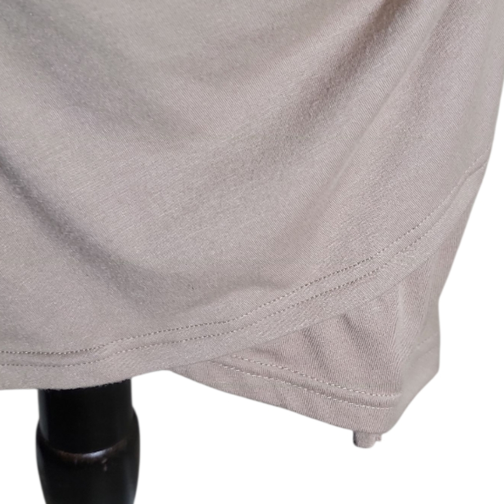 FIRM PRICE Shein tan sleeveless crew neck ruched side dress size XL - Picture 6 of 9